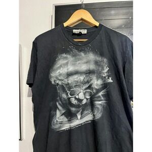 Vintage Albert Einstein Imagination Foundation Scientist Quote T-Shirt Large